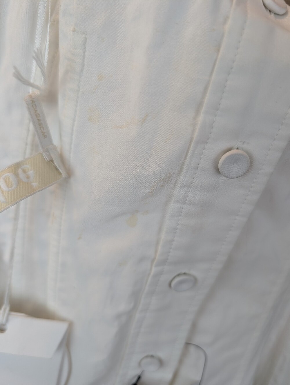 Chloé White Akanjo Edition Pinafore Midi Dress size XS(34) BNWT with marks - Picture 11 of 16